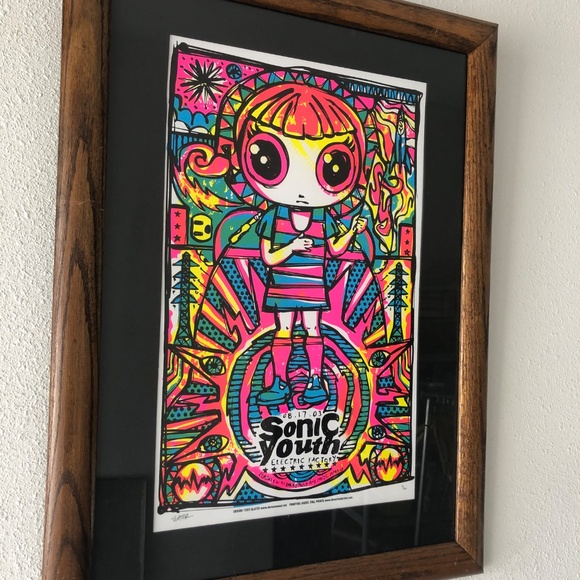 Todd Slater Poster Sonic Youth at Electric Factory - Picture 5 of 5